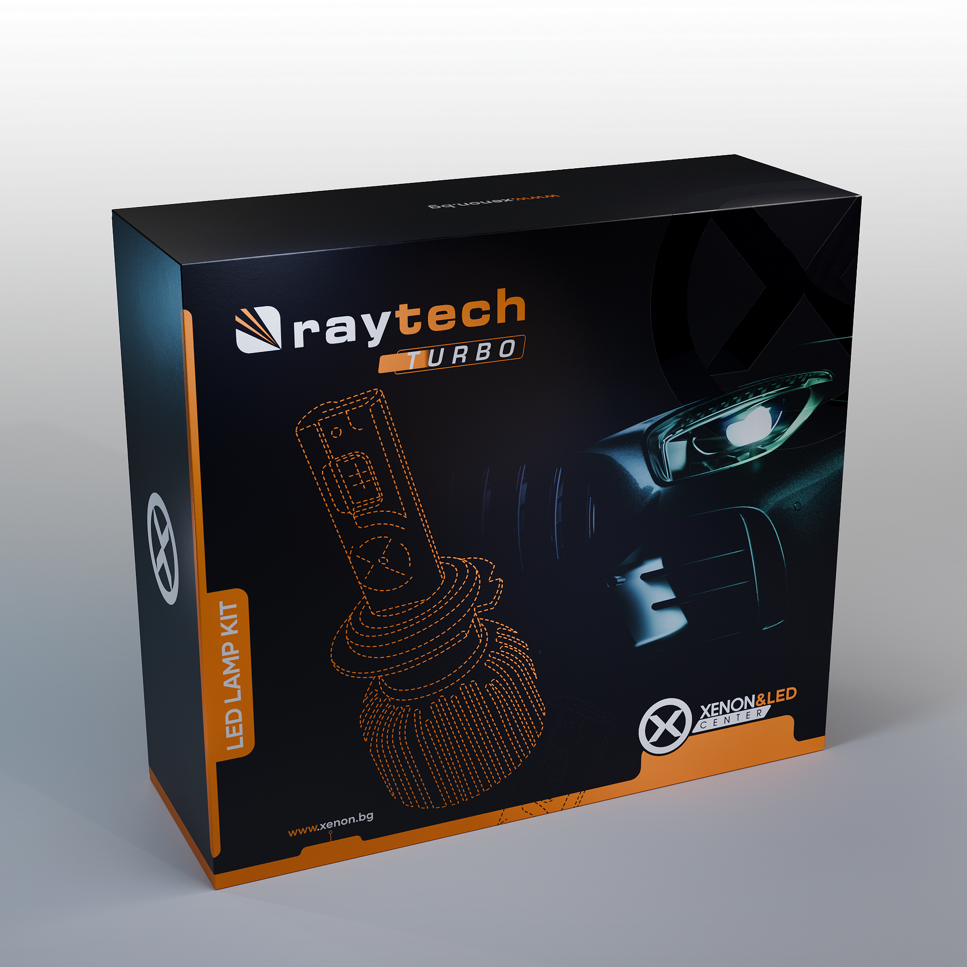 LED крушки H1 RayTech TURBO 130W 6000K