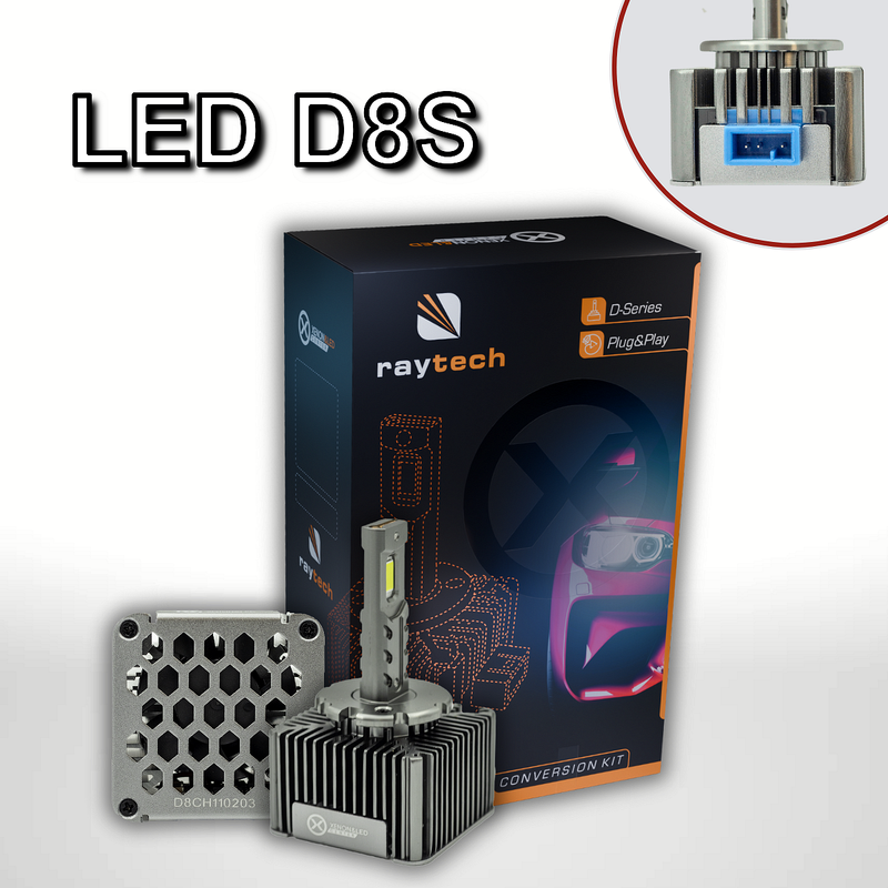 LED крушки D8S RayTech 50W 5500K | CANBUS премиум клас