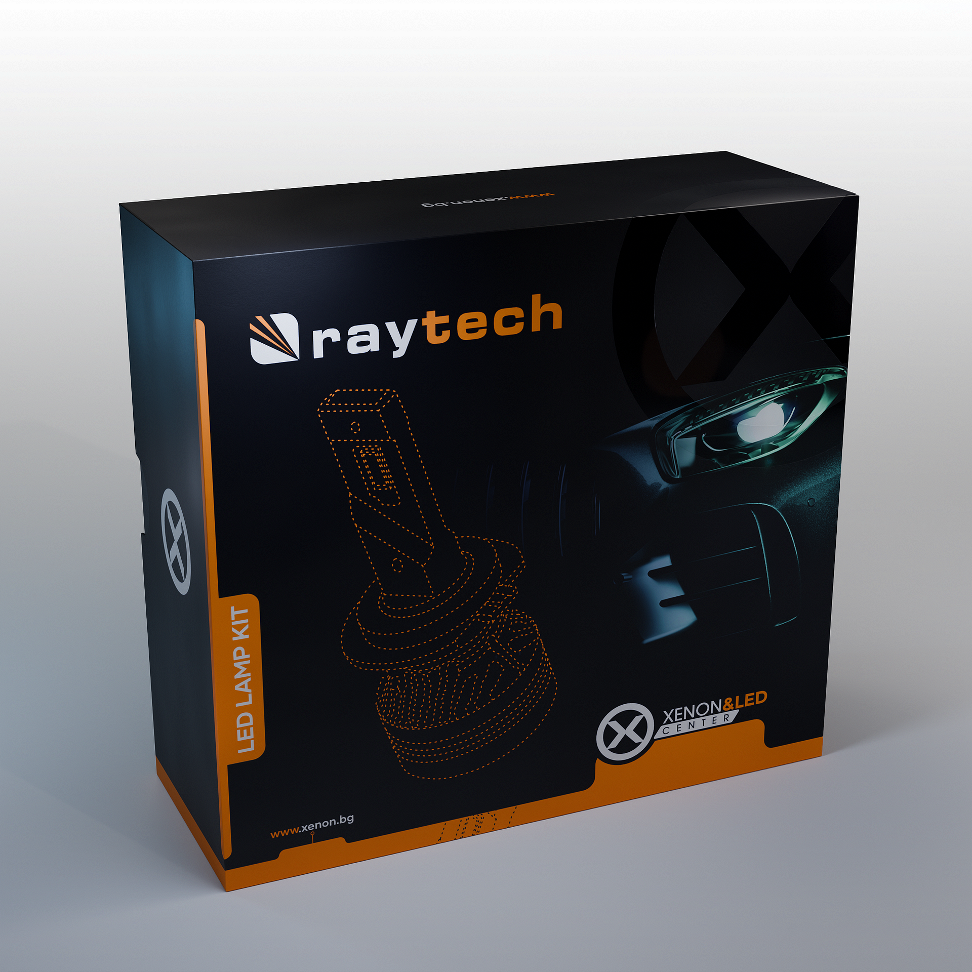 LED крушка H1 RayTech 45W 6000K CANBUS