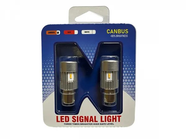 Комплект 2 броя LED CANBUS лампи RayTech тип PY21W...